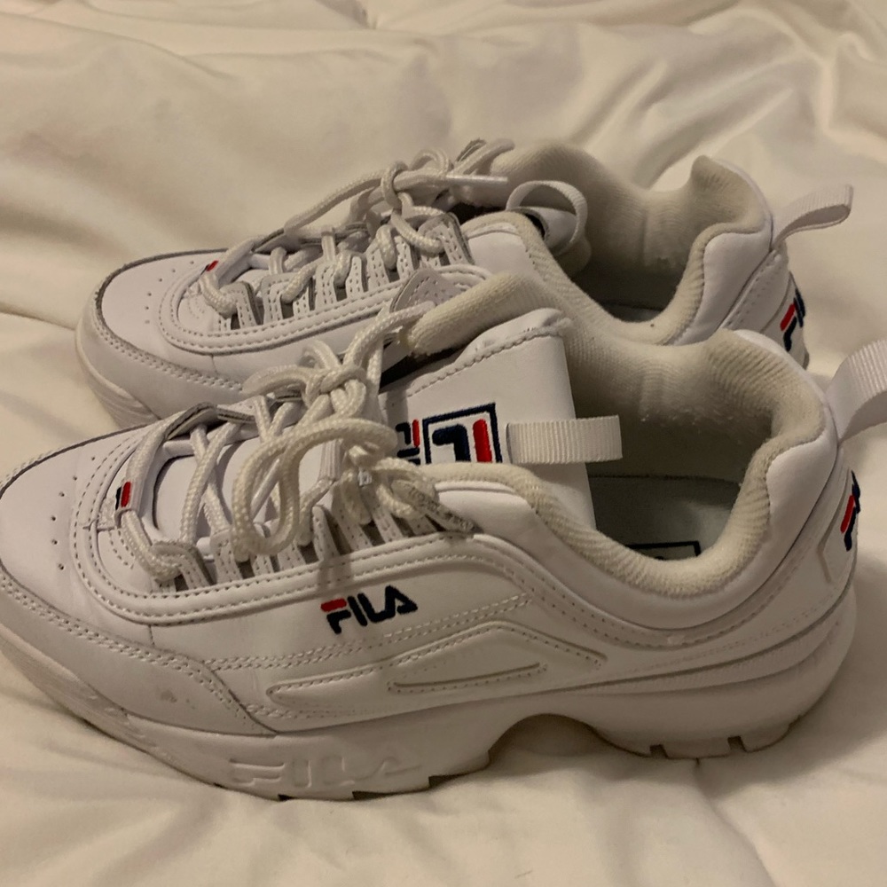 FILA white disruptor 2